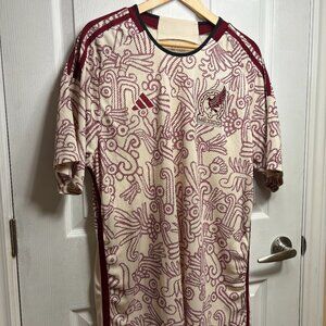 adidas 2022 Mexico Away Soccer Jersey XXL